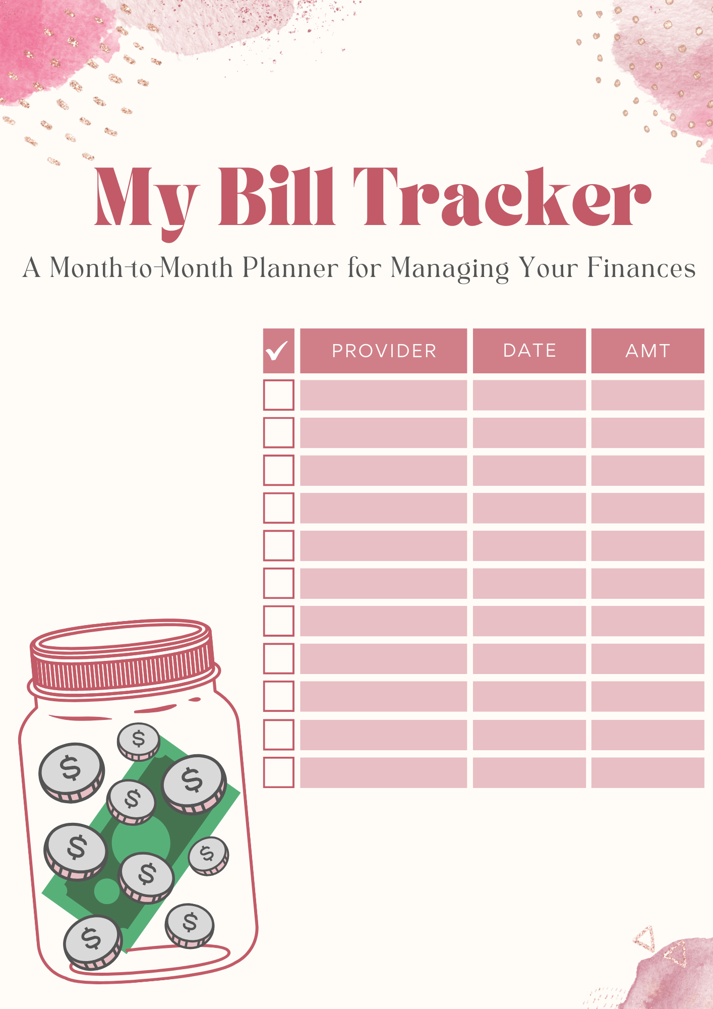 My Bill Tracker by Content Visionary